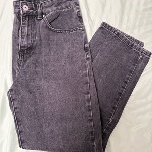 Cotton On Women's Straight Leg Jeans in Charcoal